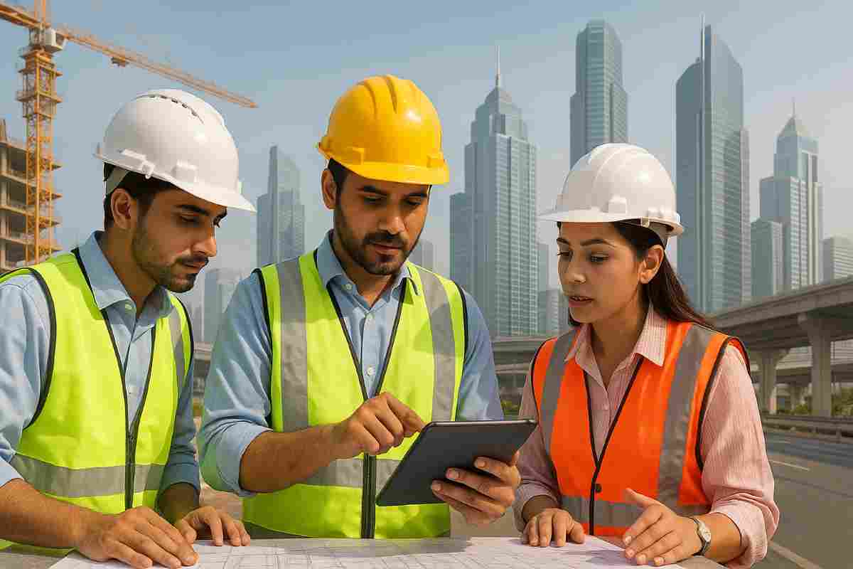 Xian Overseas engineering and site team